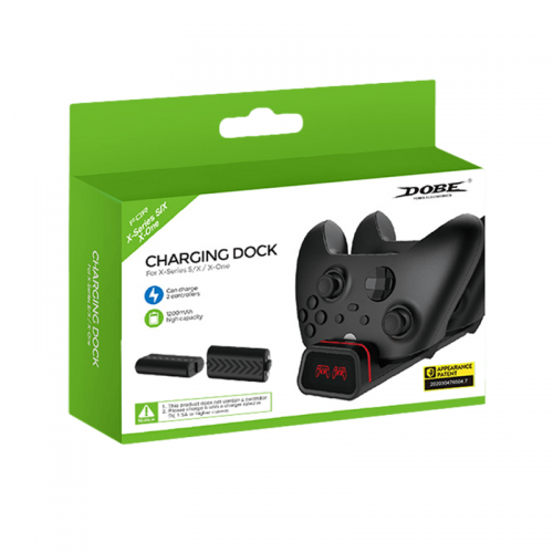 Dobe Dual Controller Charging Dock & Battery Pack - Black (Xbox Series)